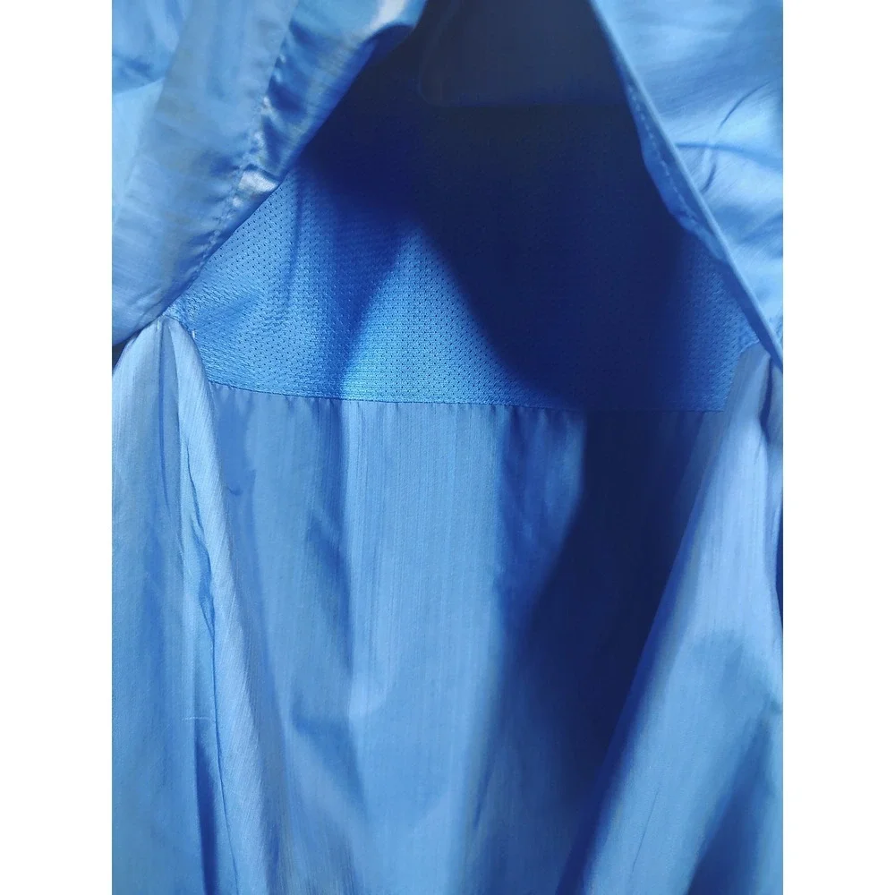Nike Mens Duke Blue Devils Quarter Zip Windbreaker Jacket Blue Size M Side Zips